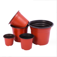 Pot Plastik Bulat untuk Pembibitan, Perlengkapan Kebun Rumah, Bahan PP, Berbagai Ukuran, Pot untuk Menyemai Benih