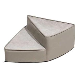 Kratzfestes Leder Drehbare Hundetreppe Verstellbare Spiral-Hunderampe für Betten - Product Image 5