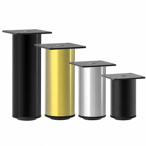 Patas ajustables para muebles Wansheng de 50 mm, base giratoria de acero inoxidable para mesas, sofás, camas y armarios - Product Image 3