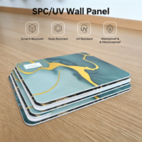 Panneau mural imperméable personnalisé avec revêtement UV, directement de l'usine, pour la décoration des bâtiments commerciaux, des hôtels, des spas, des centres commerciaux et des chambres.