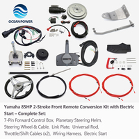 Kit de Conversión de Motores Fuera de Borda Yamaha a Consola Remota con Cables de Dirección, Caja de Control y Componentes de Arranque Eléctrico