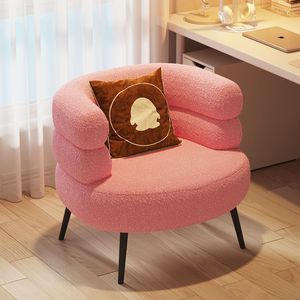 Poltrona Relax per Soggiorno, Sedia per Trucco da Camera da Letto con Applicazione Relax per Appartamento, Casa, Ufficio, Sedie da Interno in Velluto - Product Image 4