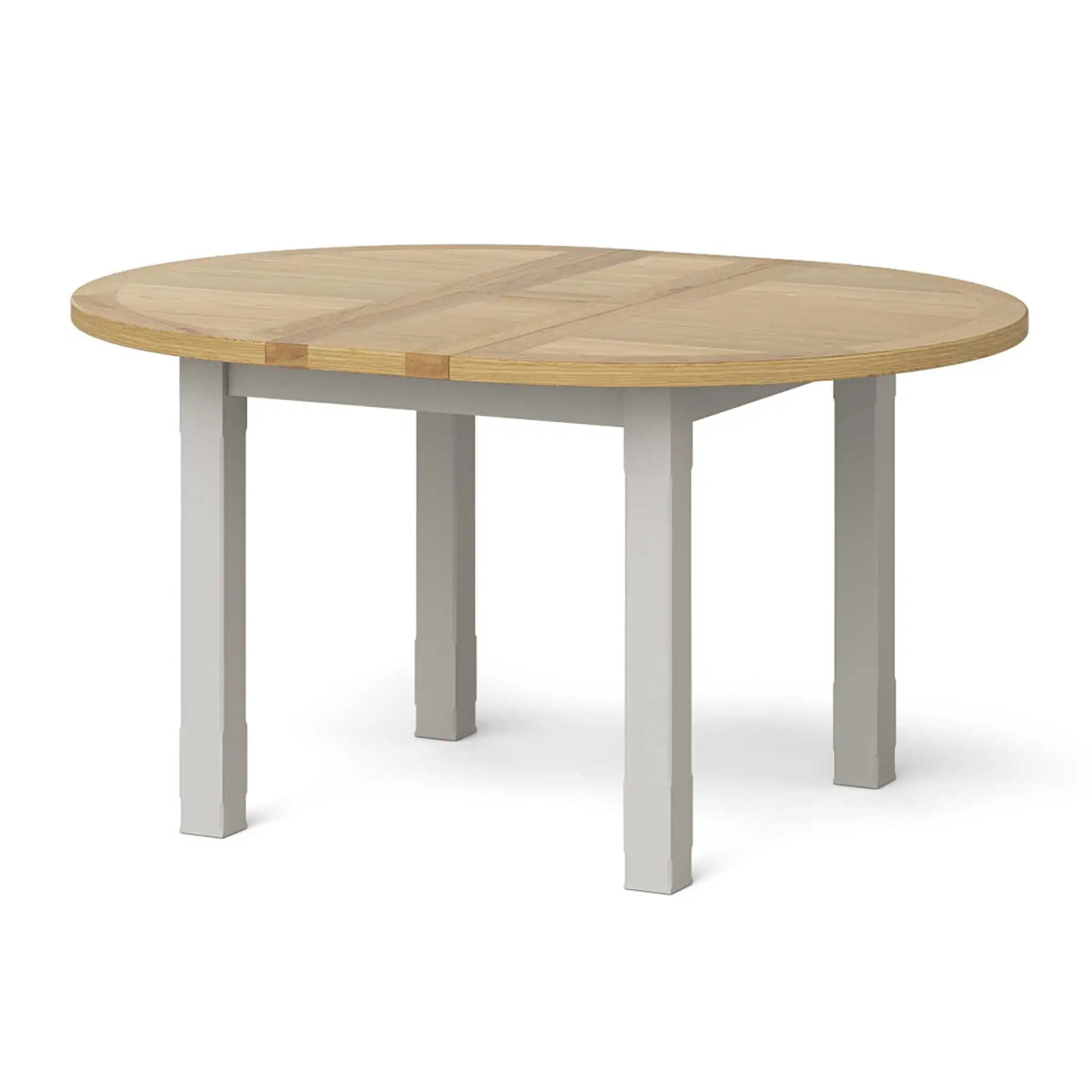 Rustic Wood Look Accent Dining room Furniture Dining Table Factory wholesale price Grey Round Extending Dining Table