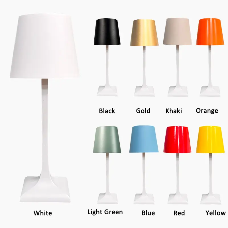 Home Decor Bedroom Bedside Desk Restaurant Tisch Lampe Modern European Table Touch Light Rechargeable led table lamp