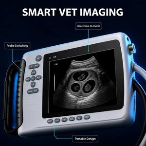 Escáner de Ultrasonido Veterinario Portátil EX-20, Sistema de Ultrasonido Digital Completo con Carcasa de ABS Resistente <span class=keywords><strong>para</strong></span> Animales Grandes - Product Image 2