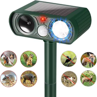 Répulsif Solaire Ultrasonique en Gros avec Capteur PIR à Flash Explosif pour Souris, Chats, Chiens, Oiseaux – Fournisseur OEM d'Usine pour l'Extérieur