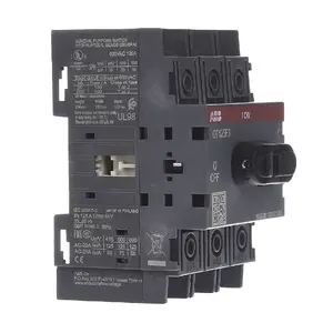 AB-B-Interruptor de desconexión OT125F3 de 3 polos, aislador sin fusión de Riel DIN, corriente máxima de 125A, 45kW, IP20, nuevo, buen precio