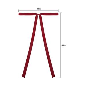 Lazo <span class=keywords><strong>de</strong></span> Terciopelo Pre-Atado con Acabado Brillante, Personalizable en Tamaño y Color, <span class=keywords><strong>para</strong></span> <span class=keywords><strong>Ramos</strong></span> <span class=keywords><strong>de</strong></span> Boda y Envoltura <span class=keywords><strong>de</strong></span> Regalos - Product Image 6