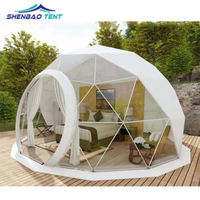 Tentes de luxe pour camping en plein air, préfabriquées modulaires, petites cabanes, maisons préfabriquées, moderne, station, tente géodésique, dôme, hôtel