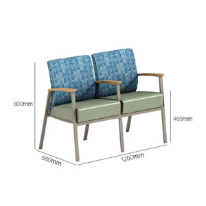 Chaise de salle d'attente professionnelle Mingle pour hôpital, 3/4 places, en tissu, pour centre commercial, hôtel, durable, écologique, chaise de clinique - Product Image 6