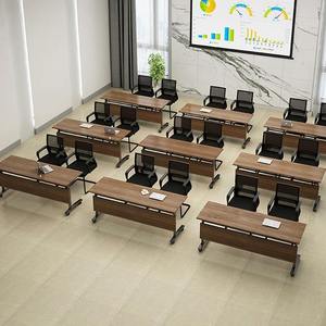 Nhà Sản Xuất Bằng Gỗ Gấp Bàn Văn Phòng Phòng Họp Hội Nghị Bảng Có Thể Gập Lại Trường Đào Tạo Hiện Đại Bảng - Product Image 2