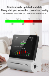 Detector de Aire NOYAFA JMS16 5 en 1 con Pantalla Táctil para Interiores, Detección de PM2.5, CO2, Formaldehído, TVOC, Temperatura y Humedad - Product Image 5