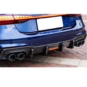 Lèvre de diffuseur arrière en fibre de carbone sèche de qualité <span class=keywords><strong>A7</strong></span> C8 pour <span class=keywords><strong>Audi</strong></span> <span class=keywords><strong>A7</strong></span> C8 2019 2020 2021 2022 <span class=keywords><strong>2023</strong></span> - Product Image 3