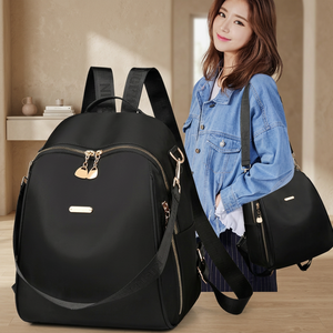 New Lady Fashion Animal Prints Canvas <b>Women's</b> <b>Backpack</b> Shoulder Bag Zipper Hasp Closure Large Capacity Waterproof School Bag - Product Image 2