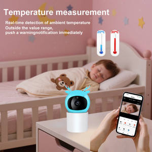 Moniteur bébé Tuya APP 1080p - Détection des pleurs - Contrôle à distance à domicile - Connexion téléphone portable/Wi-Fi - Product Image 4