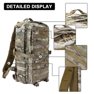 Mochila Táctica de 30L para Deportes al Aire Libre, Material Oxford 600D Resistente a Desgarros y Agua, para Camping y Caza - Product Image 3