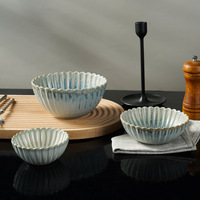 Service de table en céramique pour hôtel et resort INS 2025, ensembles de vaisselle bleue, plantes pour la décoration de table de restaurant mexicain, service de table bleu