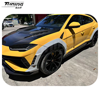 Capot moteur en fibre de carbone sèche style 101 pour Lamborghini Urus S 2022+ Kit de conversion amélioré