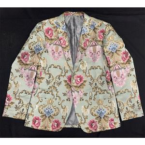 <span class=keywords><strong>Trajes</strong></span> <span class=keywords><strong>de</strong></span> Boda <span class=keywords><strong>de</strong></span> 3 Piezas para <span class=keywords><strong>Hombre</strong></span>, Blazers Jacquard con Estampado Floral, Chaquetas Ajustadas <span class=keywords><strong>de</strong></span> Alta Gama - Product Image 4