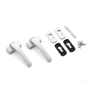 Ban Công Mới Nhà Bếp Màu Đen Mờ Nghiêng Và Biến Nhôm Hợp Kim Cửa Cửa Sổ Trượt Đòn Bẩy Cửa Khóa Xử Lý - Product Image 5