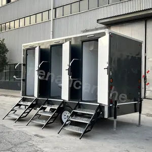 שלט אירופאי סין מפעל יוקרה ניידים יצרנים שירותים ניידים מקלחת שירותים טריילר שירותים