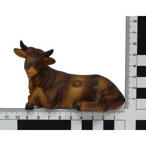 Figurine de Noël ZICOM, bœuf de la crèche, 11 cm, origine Allemagne, hauteur environ. Modèle 9069-K001-6 de 6,5 cm - Product Image 5