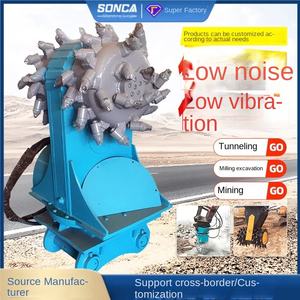 Máquina Fresadora Longitudinal para Excavadoras SONCA, Equipo de Sección Frontal, Fresadora para Ranurado de Túneles y Taludes, Pavimento de Concreto - Product Image 5