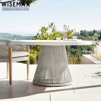 WISEMAX FURNITURE Nouveau design tables et chaises de salle à manger mobilier d'extérieur hôtel restaurant café chaises de salle à manger en bois de teck pour le jardin