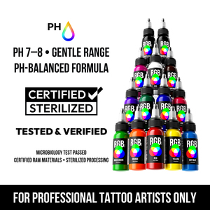 Kit de Tinta para Tatuajes RGB de Alta Gama HAWINK, 30 ml, Alta Intensidad, para Maquillaje Permanente con Microblading y Uso en Estudios de Tatuajes - Product Image 1