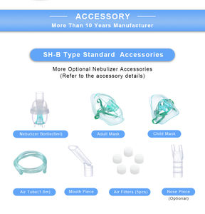 เครื่องพ่นยาแบบลูกสูบเครื่องพ่นหมอกกายภาพบำบัดคอมเพรสเซอร์ - Product Image 5