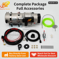 Chauffe-eau de stationnement liquide 12V 24V 12KW pour moteur diesel de camion avec télécommande, coque en aluminium, vente directe usine