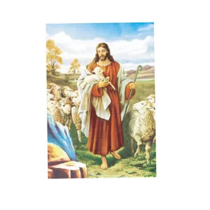 100% 종교 예수 렌즈 모양 3d 포스터 그림의 공장 wholesal