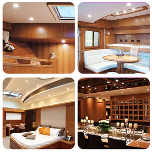 Luz LED empotrada en el techo, 4,8 W, blanco frío, para iluminación interior de barcos, vehículos recreativos, con cubierta de PMMA, control de interruptor cableado - Product Image 1