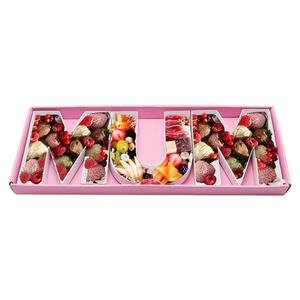 Caja de Regalo de Cartón con Forma de Letra MUM, Rellenable con Chocolate y Fresas, para el Día de la Madre - Product Image 5