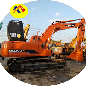 Excavadora de cadenas usada de 22 toneladas DOOSAN DH220LC-7 Maquinaria de ingeniería y construcción multifuncional - Product Image 1