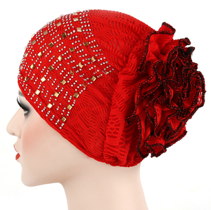 <span class=keywords><strong>Chapeau</strong></span> Turban en coton tressé extensible pour femmes musulmanes, <span class=keywords><strong>foulard</strong></span>, bonnet de chimiothérapie, casquette, Hijab, couvre-chef, nouveau - Product Image 4