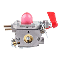Nouveau carburateur en caoutchouc C1U W43 de remplacement pour souffleur à feuilles Poulan BVM200FE Husqvarna GBV345 545081857 avec pompe à essence 2 temps