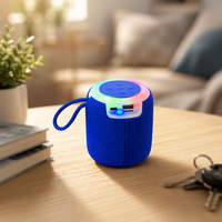 Haut-parleur sans fil 5.0 à prix abordable, vente chaude, directement de l'usine, avec lumière nocturne RVB colorée, subwoofer compact pour l'extérieur