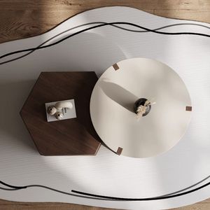 Side <strong>Table</strong> Simple Shaped Living Room Terrazzo <strong>Walnut</strong> <strong>Coffee</strong> <strong>Table</strong> Nordic Style Natural Customize Modern Luxury <strong>Coffee</strong> <strong>Table</strong> Wood - Product Image 5