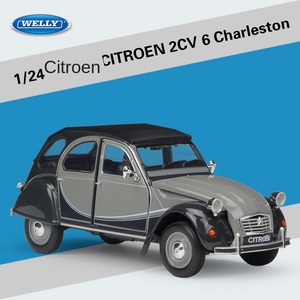 Vente à chaud Welly 1:24 CI TROEN 2CV 6 Charlesto voiture métal collection Simulation moulé sous pression voiture alliage voiture modèle véhicules - Product Image 5