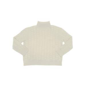 Jersey de moda para mujer personalizado OEM lana fina-Cachemira cuello alto de punto estilo chino manga larga holgada para otoño - Product Image 2