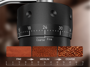 เครื่องบดกาแฟแบบ<span class=keywords><strong>มือ</strong></span><span class=keywords><strong>หมุน</strong></span>อลูมิเนียมอัลลอยด์ปรับได้ พร้อมด้ามจับไม้วอลนัท - Product Image 5