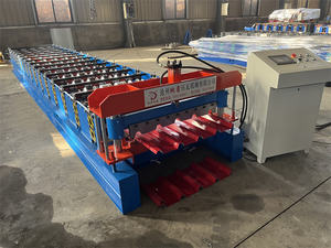 Machine de fabrication de tuiles en tôle Dixin Ibr Machine de fabrication de tuiles en métal Machine de formage de rouleaux de <span class=keywords><strong>toiture</strong></span> à bas prix - Product Image 2