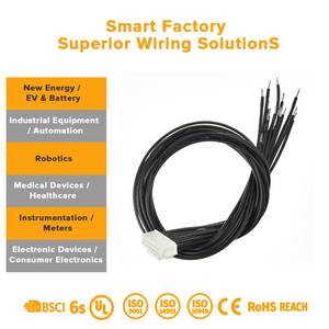 Cable Plano de 18 AWG y 3 Hilos con Conector de Arnés de 2 Pines 12117 con Conector de Cable Eléctrico Hembra para Conjuntos de Cables Personalizados - Product Image 3