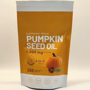 Cápsulas de Aceite de Semillas de Calabaza para la Vitalidad del Cabello en Adultos, Prensado en Frío, Orgánico, Suplementos Herbales para el Crecimiento del Cabello - Product Image 2