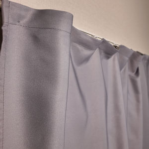 וילונות רקומים בהתאמה אישית בצבע אפור בכמות גדולה |   תפירת OEM לבדים פנימיים לכלי רכב מסחריים וכיסויי חלונות - Product Image 2