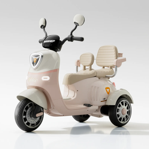 Unisex Kinderbatterij Tweezits Ride-On <span class=keywords><strong>3</strong></span>-wielige Motorfiets Plastic Materiaal Met Afstandsbediening Te Koop - Product Image 4