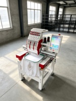 Machine à broder durable à 12 aiguilles avec mouvement d'aiguille fluide pour ateliers de couture professionnels