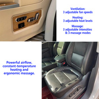 Kit de mise à niveau universel pour sièges de voiture avec ventilation, chauffage et massage pneumatique à 4 points, pièces de rechange avec commande par interrupteur de style Audi