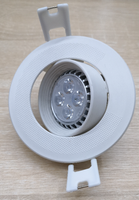 Projecteur led puissant!, ampoule gu10, 3000k, 5w, 12v, 24v, intensité d'éclairage réglable cri 95, faisceau étroit, lumière mr16